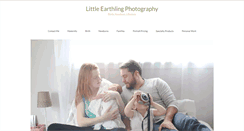 Desktop Screenshot of littleearthlingphotography.com