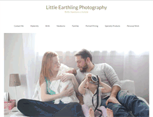 Tablet Screenshot of littleearthlingphotography.com